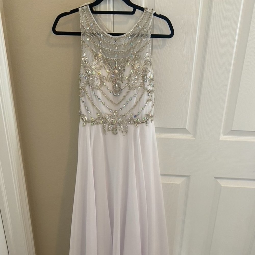 Hebeos White Wedding or Prom Dress